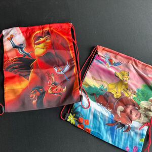 The Lion King Drawstring Bags Reversible set 2